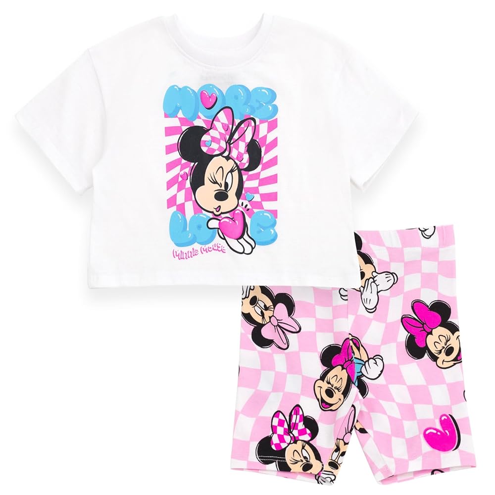 トップス minnie Amazon.com: Disney Minnie Mouse Toddler Girls Cropped Boxy T
